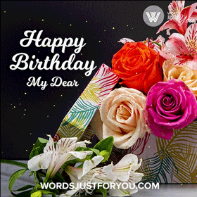 Happy Birthday My Dear Gif