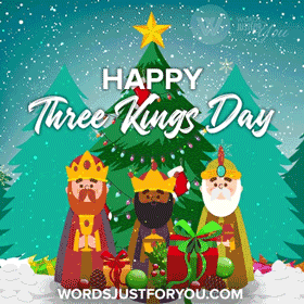 Happy Three Kings Day Gif