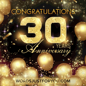 Congratulations 30Th Anniversary Gif