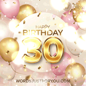 Happy 30Th Birthday Gif