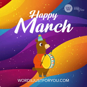 Happy March Gif
