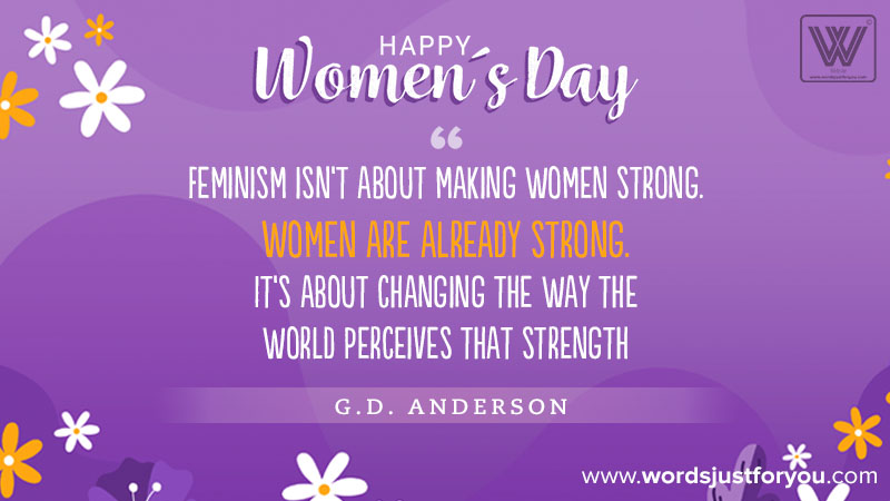 Inspirational Happy Womens Day Quotes
