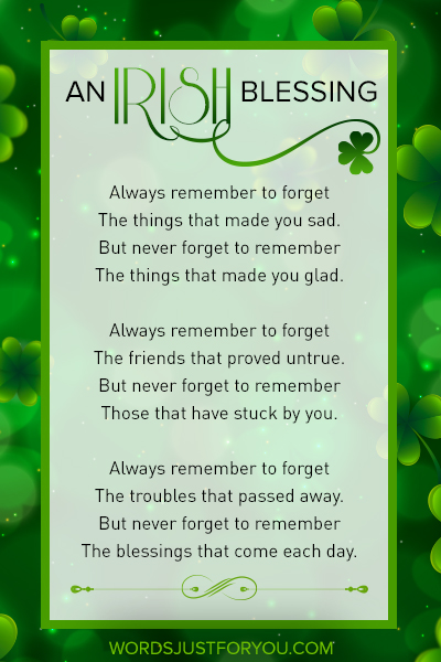 An Irish Blessing