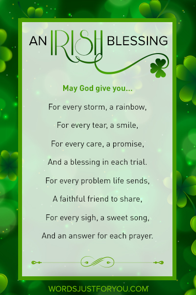 An Irish Blessing