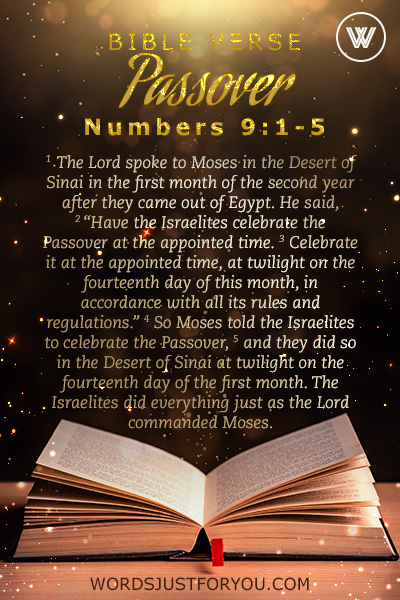 Bible Verse: Numbers 9:1-5 - Passover
