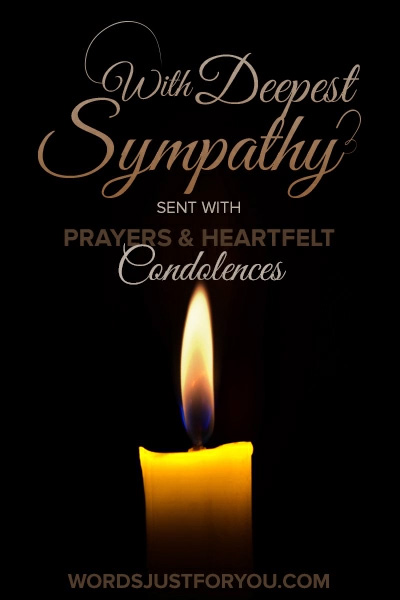 Deepest Sympathy Image With Candle