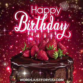 Happy Birthday Cake Gif