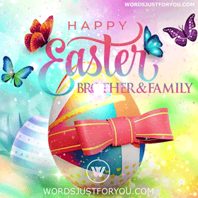 Happy Easter Brother And Family Gif