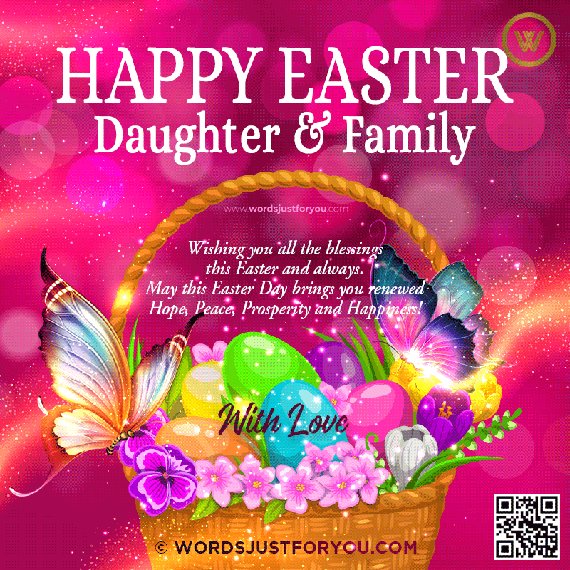 Happy Easter Daughter And Family Gif
