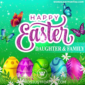 Happy Easter Daughter And Family Gif