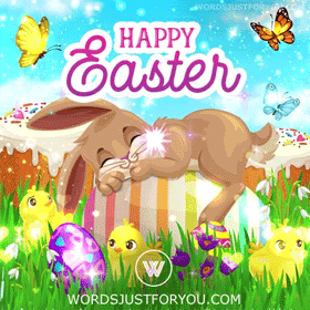 Happy Easter Bunny Gif