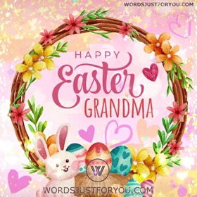 Happy Easter Grandma Gif