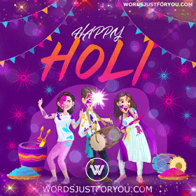 Happy Holi Gif