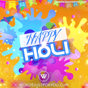 Happy Holi Gif