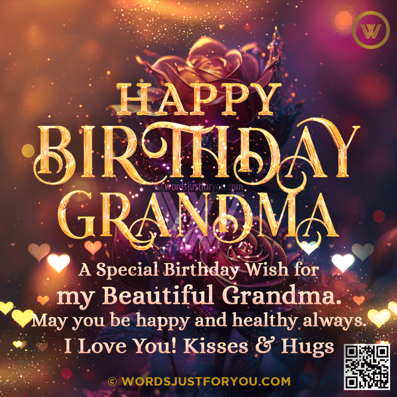 Happy Birthday Grandma Gif