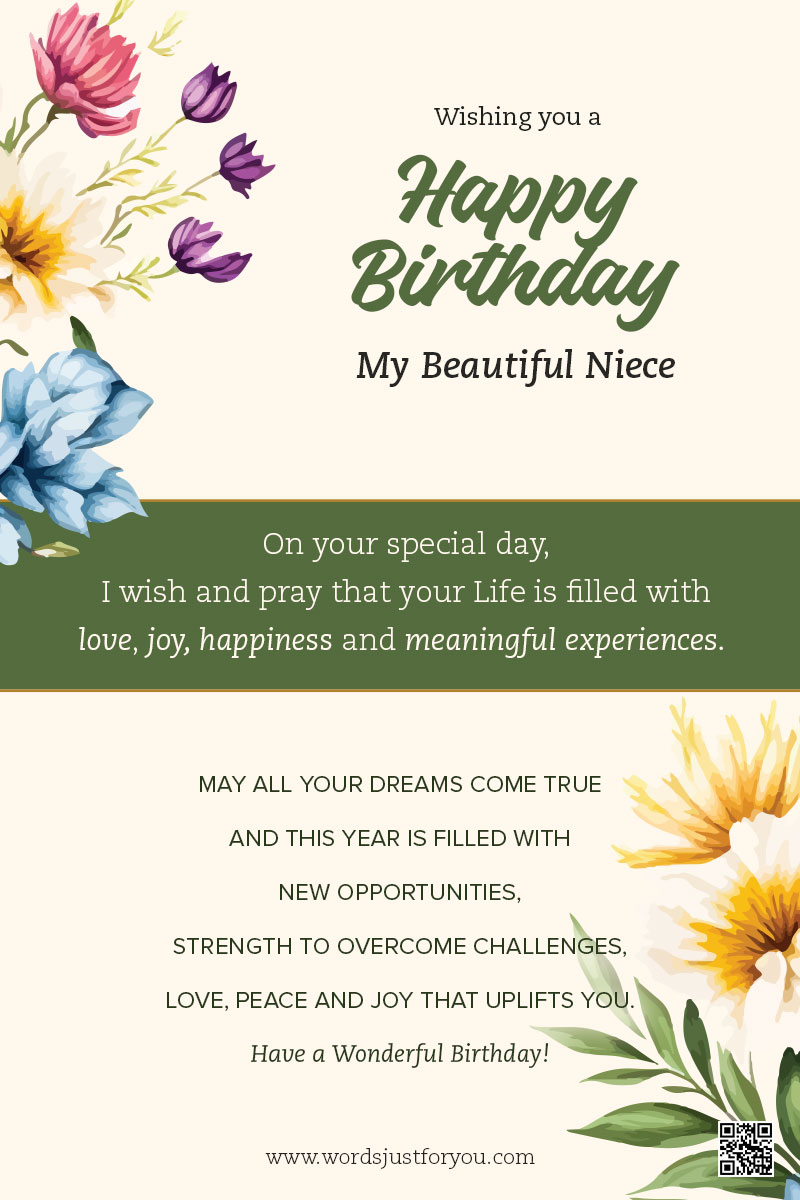 Happy Birthday Niece Wishes Image, Happy Birthday Niece