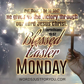 Blessed Easter Monday Gif