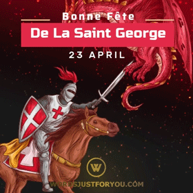 Bonne Fête De La Saint George Gif