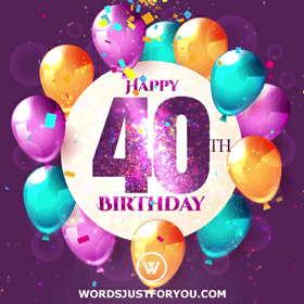Happy Birthday Gif - 7470 » WordsJustforYou.com - Original Creative Animated GIFs