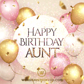 Happy Birthday Aunt Gif