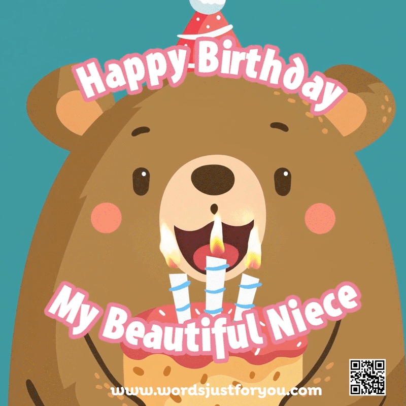 Happy Birthday Niece GIF, happy birthday niece, happy birthday niece wishes gif, happy birthday niece image