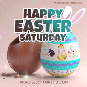 Happy Easter Saturday Gif