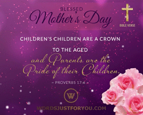 Happy Mothers Day Bible Verse