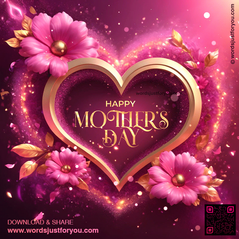 Beautiful Heart Happy Mother