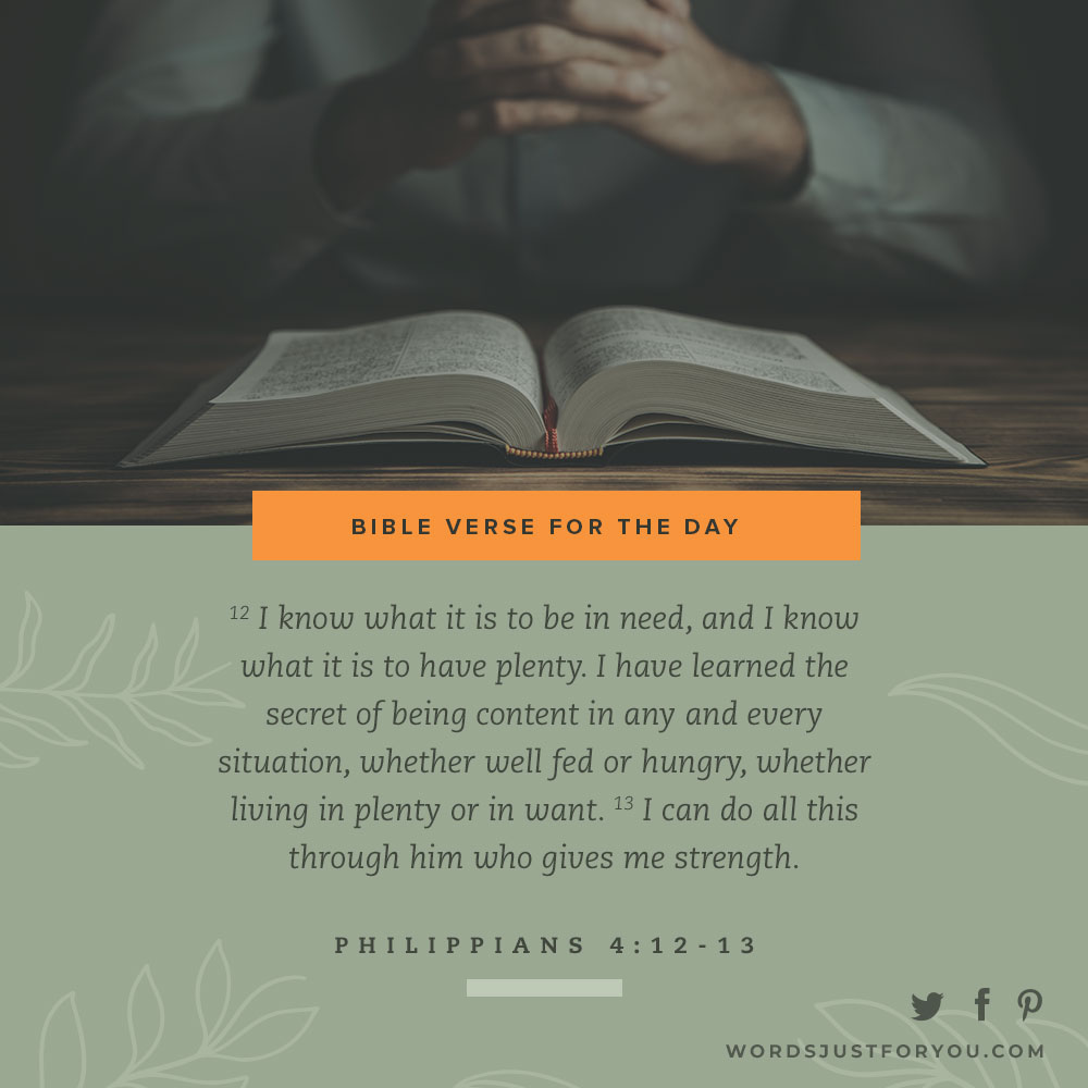 Bible Verse For The Day