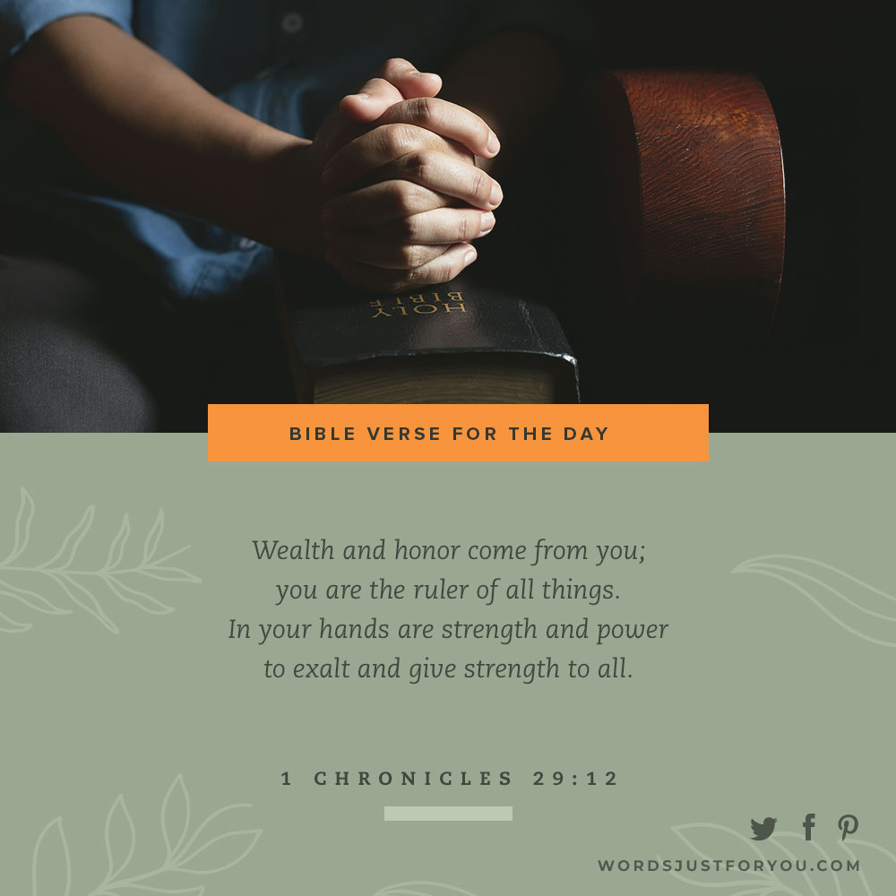 Bible Verse For The Day