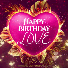 Happy Birthday Love Gif