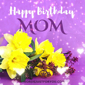Happy Birthday Mom Gif