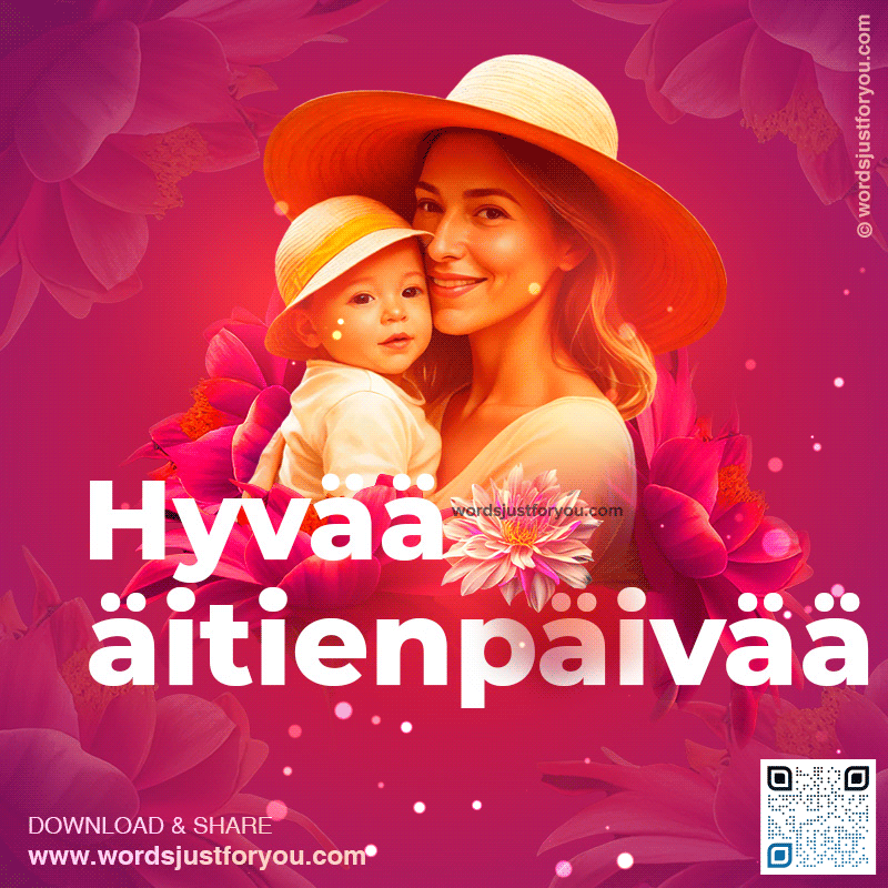 Hyvää äitienpäivää Gif