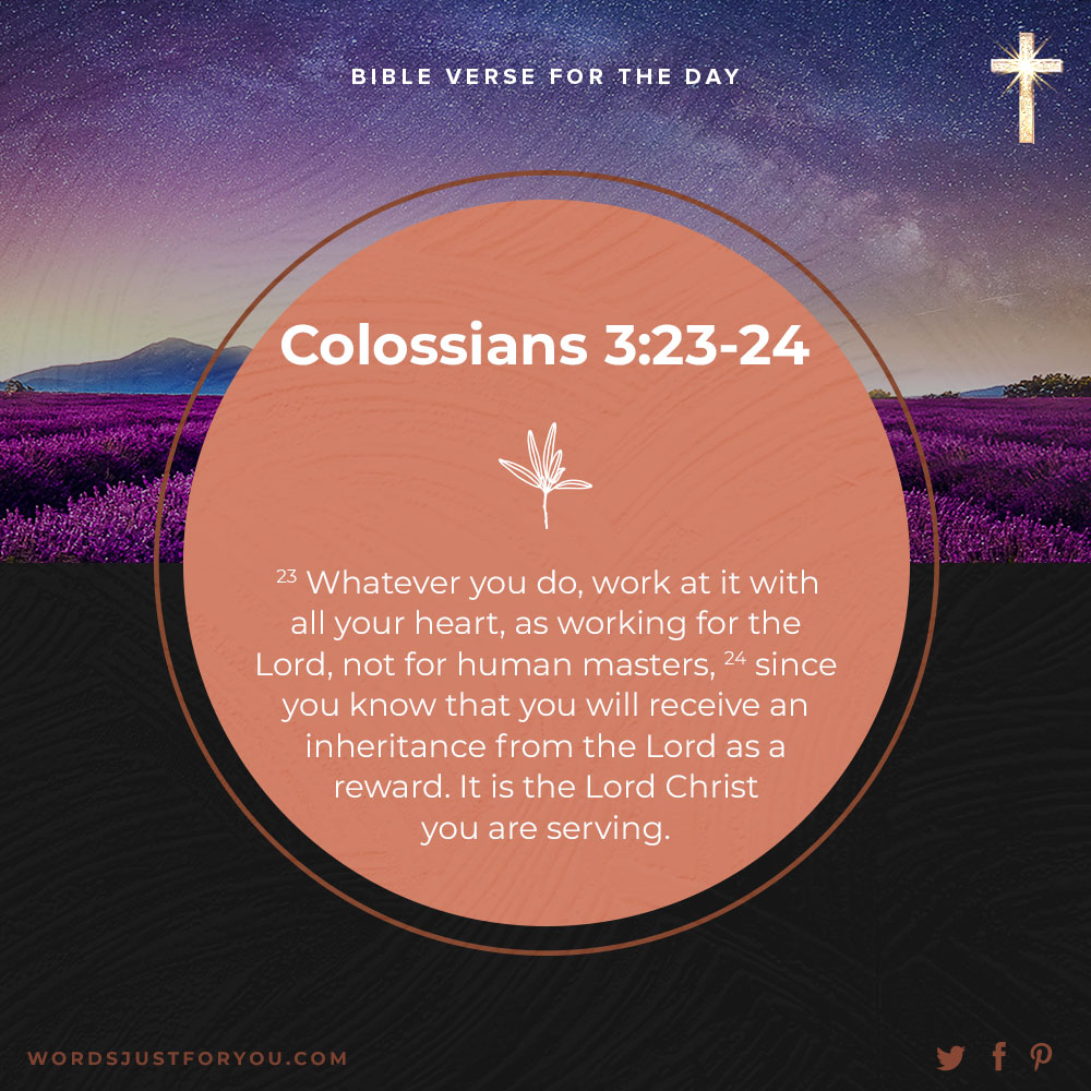 Bible Verse For The Day