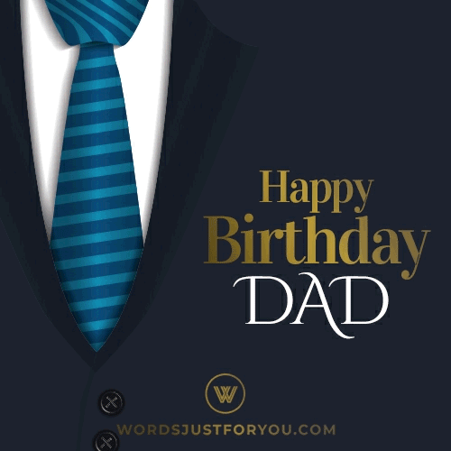 Happy Birthday Dad Gif
