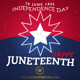 Juneteenth Flag Gif