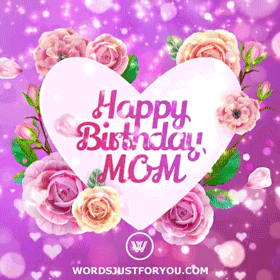 Animated Happy Birthday Mom Gif
