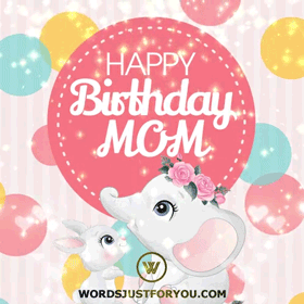 Animated Happy Birthday Mom Gif