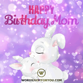 Animated Happy Birthday Mom Gif