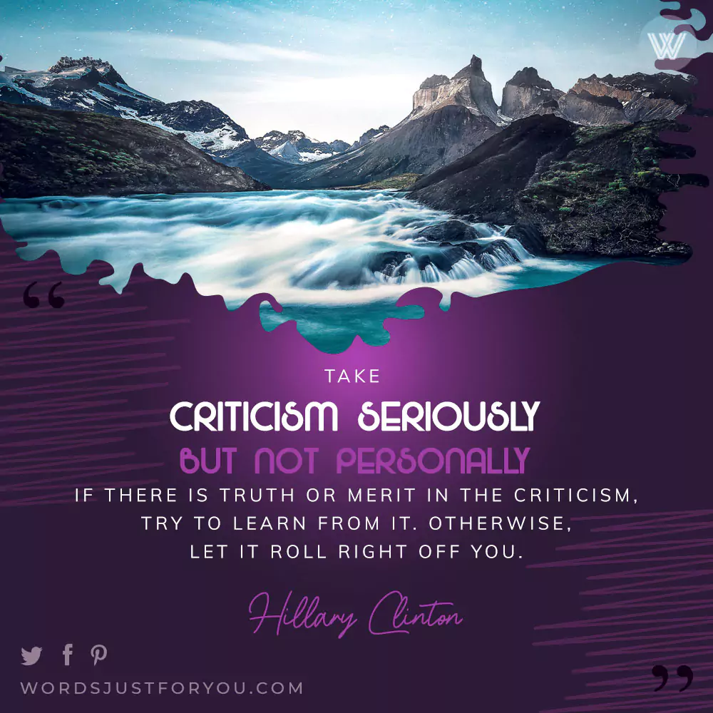 Motivational Quote By Hillary Clinton