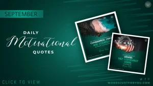 Daily Quotes - Motivational And Inspirational Quote For September