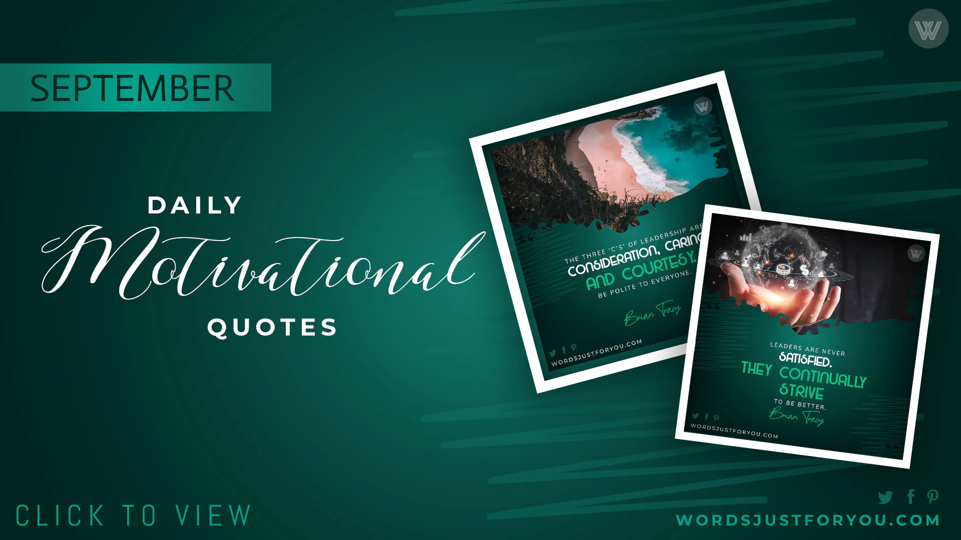 Daily Quotes - Motivational And Inspirational Quote For September