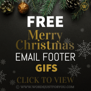 Merry Christmas Gifs For Email Signature