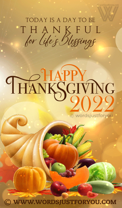 Happy Thanksgiving 2022 Gif - Happy Thanksgiving Gif