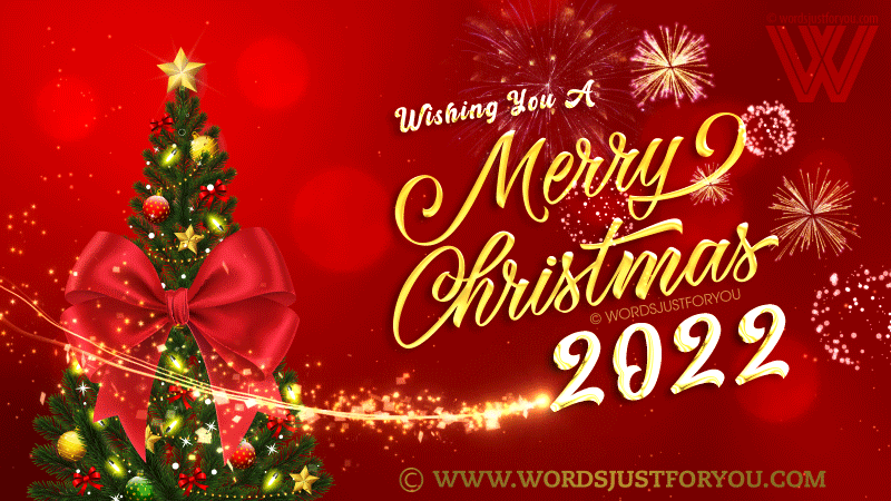 Beautiful Merry Christmas 2022 Gif - Animated Merry Christmas Gif