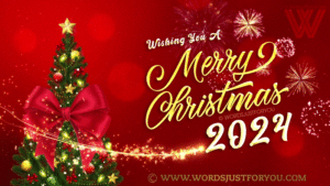 Animated Merry Christmas 2024 Wishes GIF - Merry Christmas 2024 - Animated Merry Christmas Greetings Cards