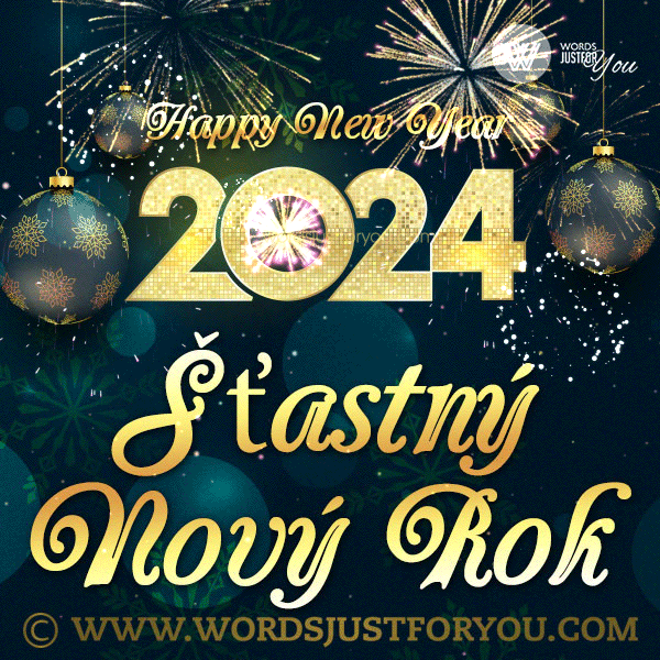 2024 Šťastný Nový Rok Gif » Original Creative