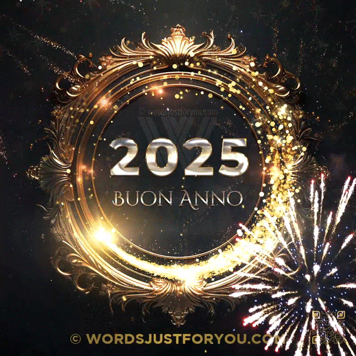 2025 Buon Anno Gif