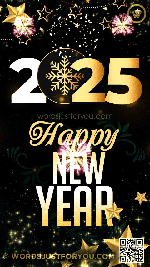 2025 Elegant Happy New Year Gif - Happy New Year Gif - 2025 Gif