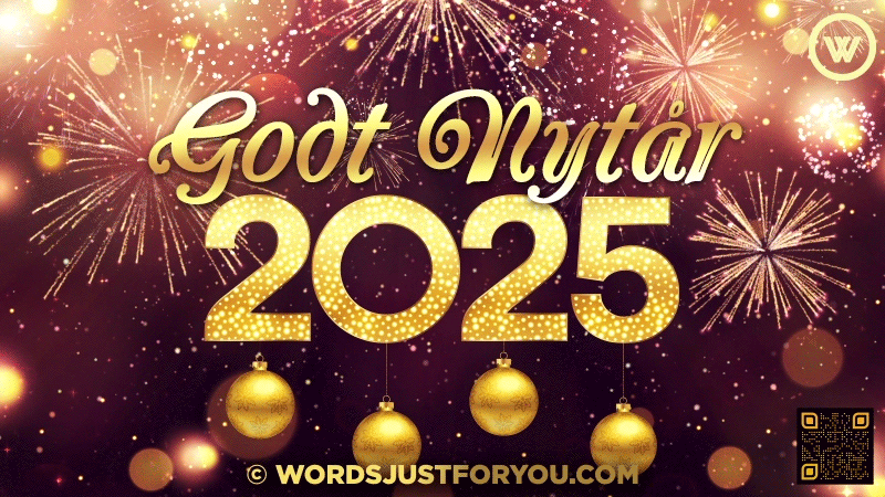 2025 Godt Nytår Gif